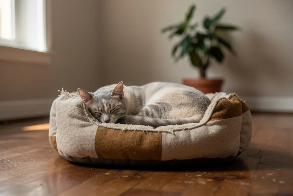 Offrez à votre chat un espace de repos avec nos paniers pour chats