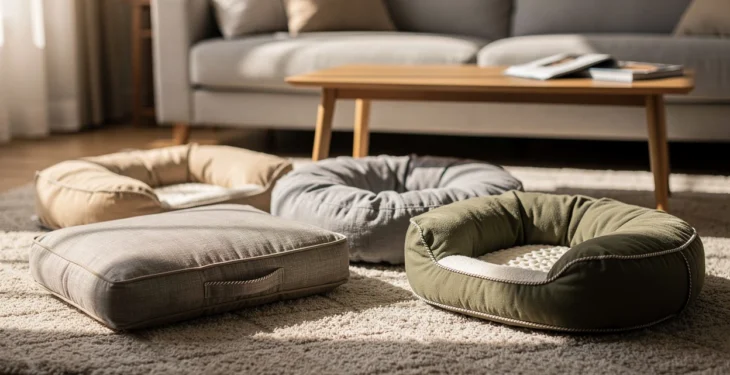 Découvrez les différentes formes de coussins et leur impact sur le confort de votre chien