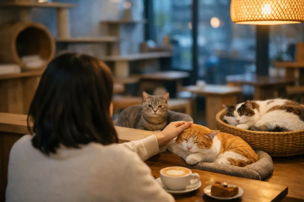 Cafés à chats et adresses féelines pour une pause douce en Chine