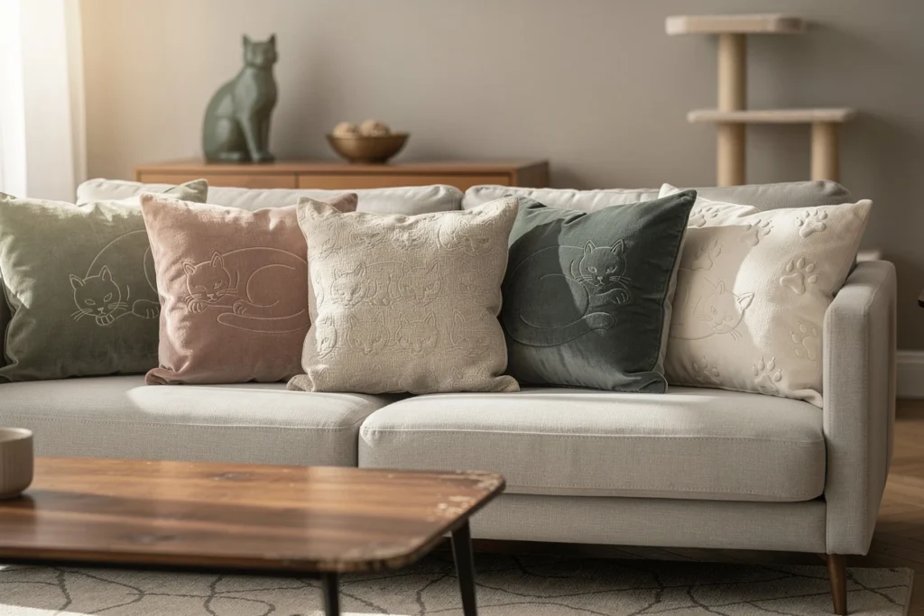 Un univers chic et élégant dédié aux chats : bienvenue dans notre sélection de coussins design