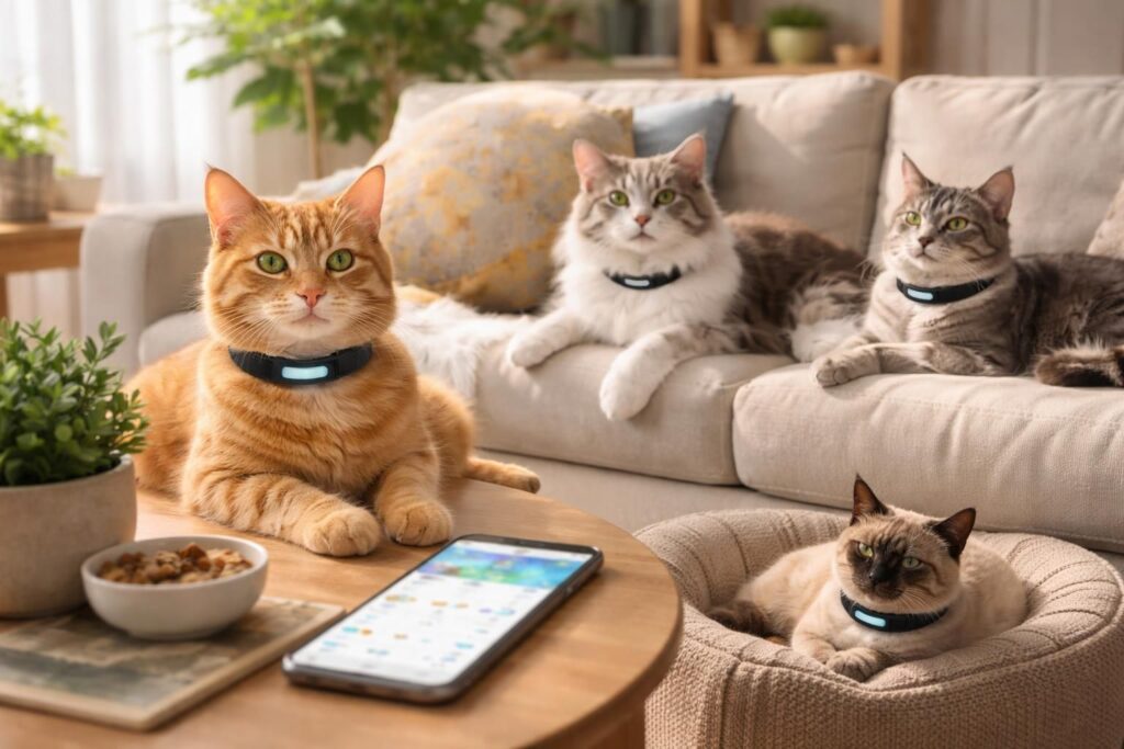 Améliorer le bien-être de vos chats grâce à des applications comme PetDesk, Pawtrack et Tractive