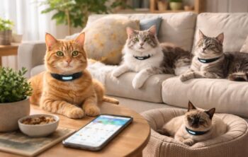 Améliorer le bien-être de vos chats grâce à des applications comme PetDesk, Pawtrack et Tractive