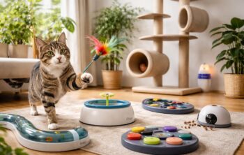 Bien-être félin et activités pour chats actifs avec jouets interactifs Feliway et Trixie