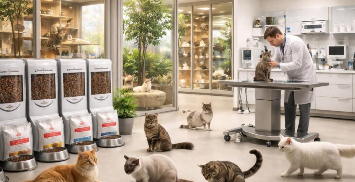 Prestations pour refuges et élevages félins avec Royal Canin et services vétérinaires