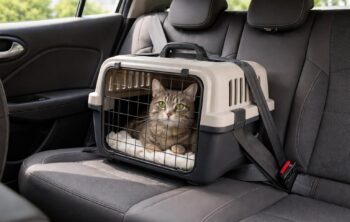 Transporter votre chat en sécurité avec une cage adaptée pour Citroën C3 ou Renault Clio
