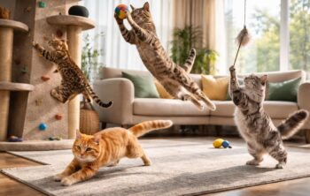Univers du chat : pourquoi les félins adorent jouer comme de vrais sportifs