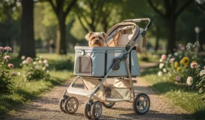 Poussette pour chien, quelle est cette tendance qui séduit de plus en plus de propriétaires ?