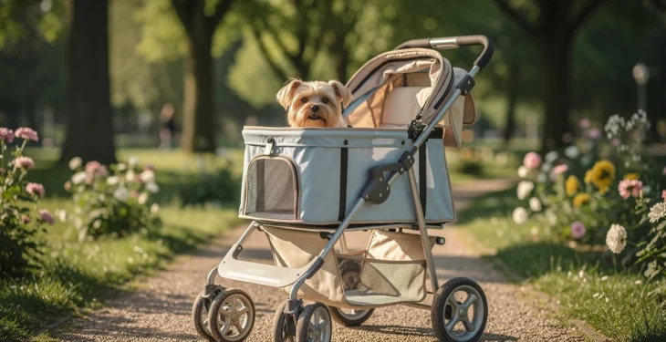 Poussette pour chien, quelle est cette tendance qui séduit de plus en plus de propriétaires ?