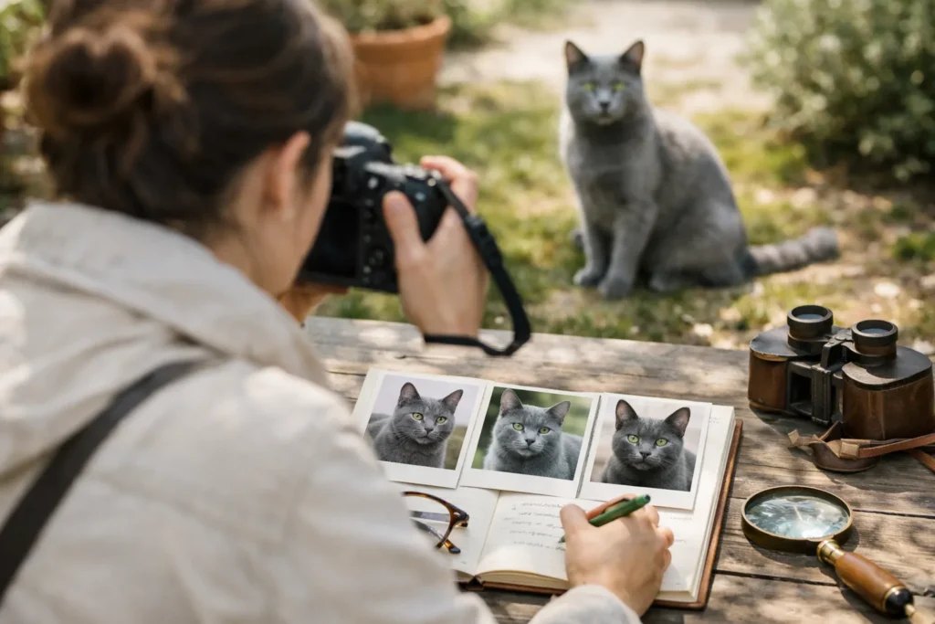 Chat gris : chartreux, bleu russe, korat, reconnaître la race