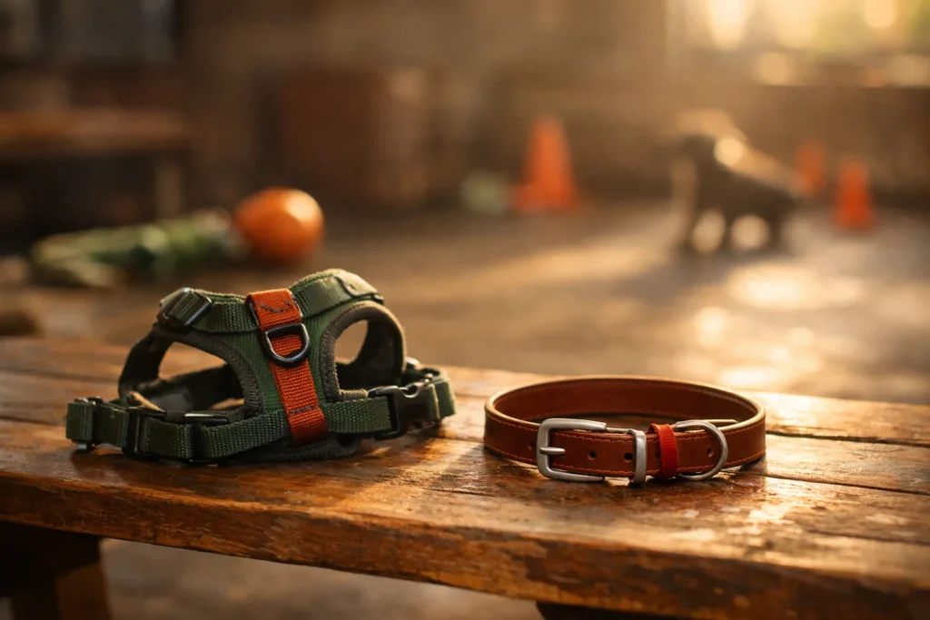 Harnais ou collier : ce que recommandent les éducateurs pour un chiot